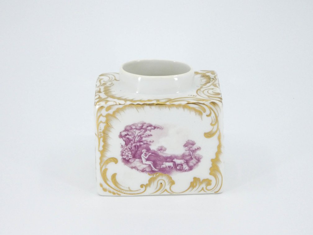 Meissen Hand Painted Tea Caddy