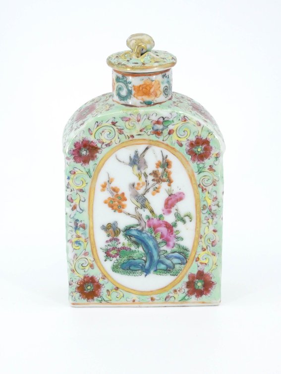 Antique Chinese Export Tea Caddy