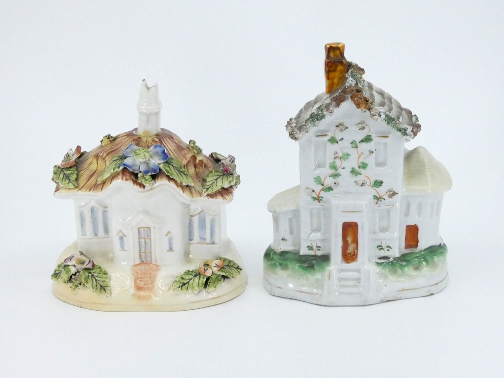 Two Porcelain English Buildings