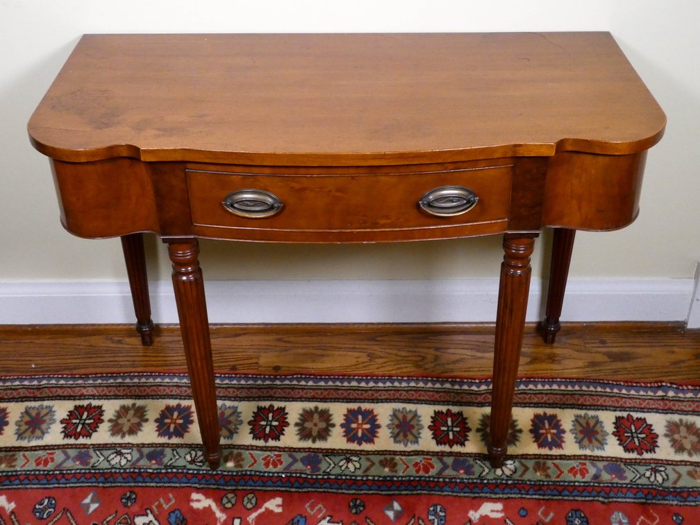 Antique American Mahogany Console Table