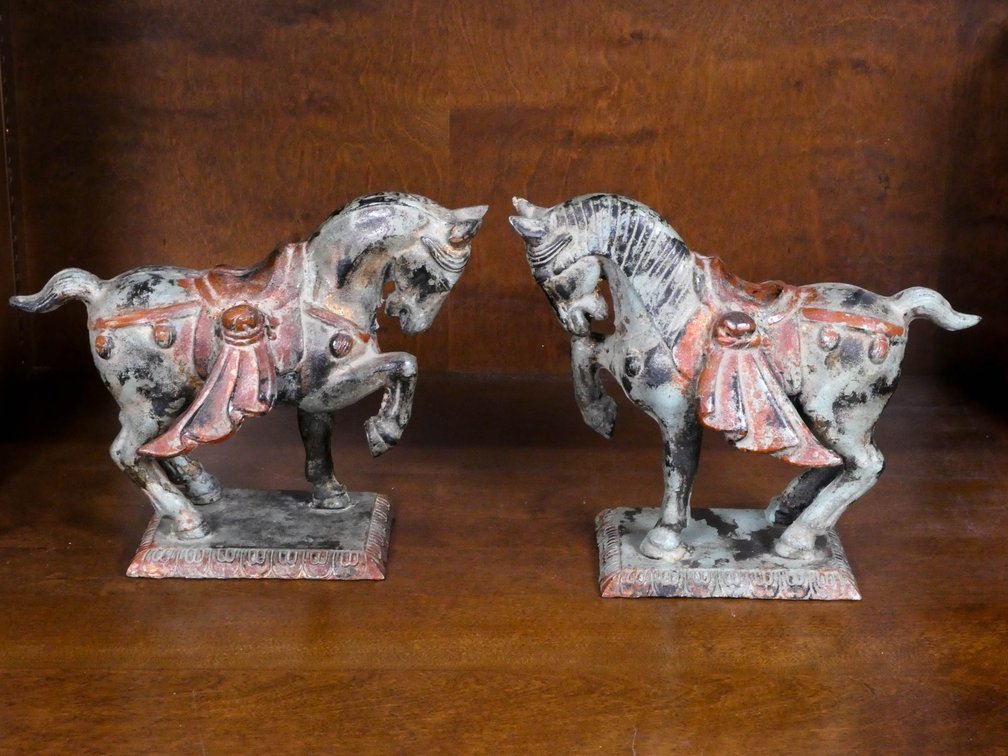 Pair of Prancing Horse