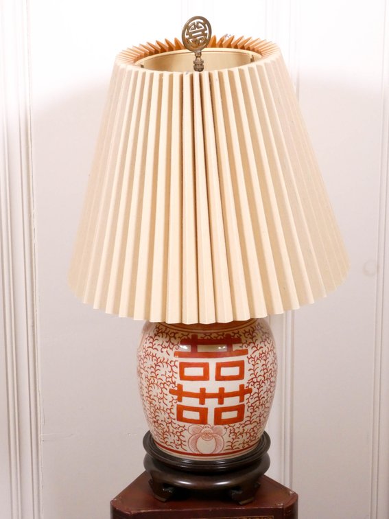 Chinese Style Porcelain Lamp
