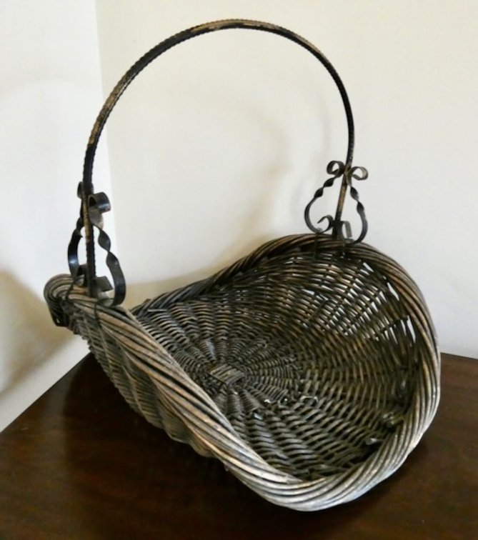 Woven Wicker Gathering Basket