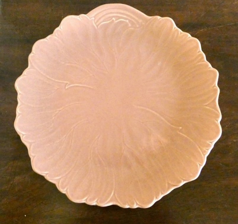 Steubenville Pottery Woodfield Leaf-shaped Ceramic Dish