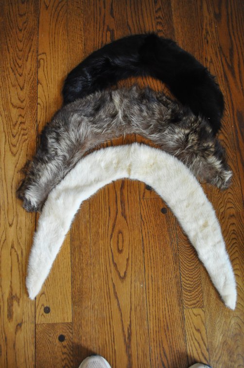 Three Fur Collars/Wraps