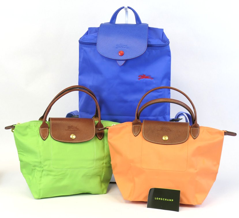 Three Bright Longchamp Bags