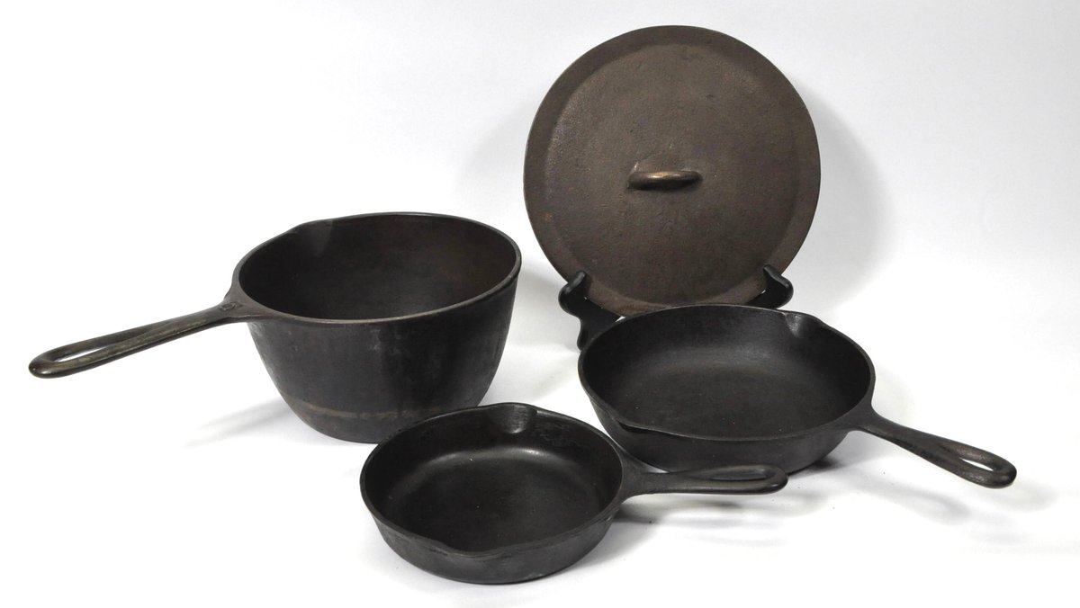 Four Pieces Cast Iron