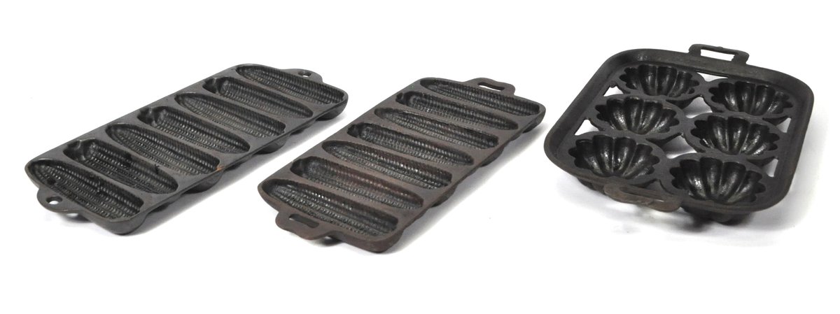 Three Pieces Cast Iron