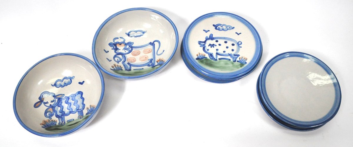 Nine Pieces of Hadley Pottery