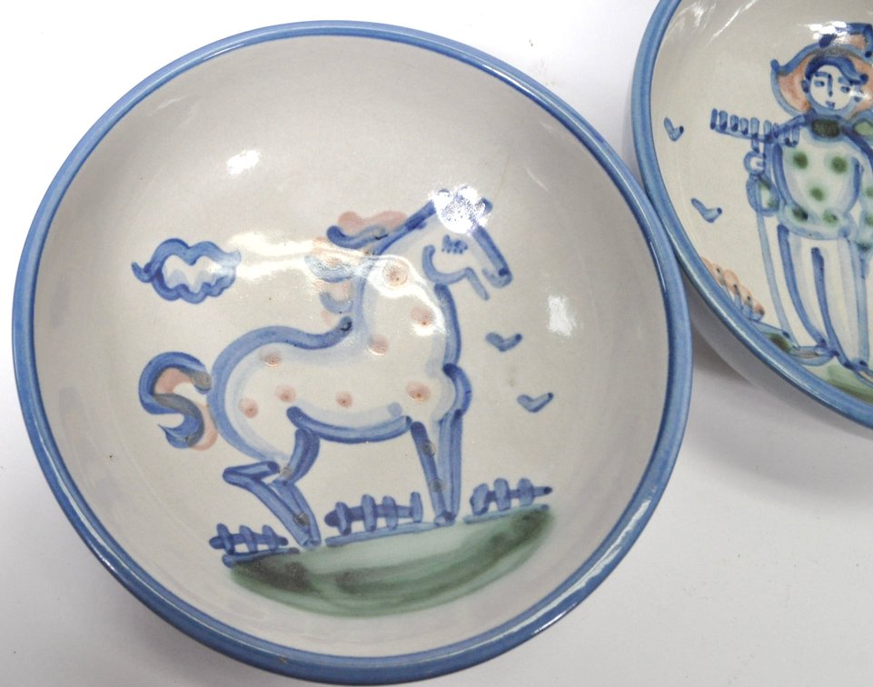 Nine Pieces of Hadley Pottery