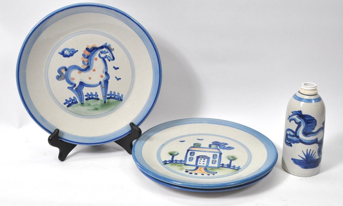 Four Pieces of Hadley Pottery