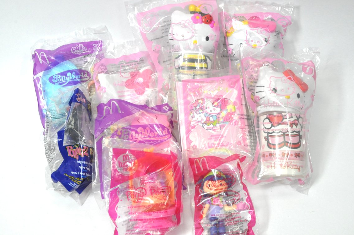 Ten McDonald's Toys