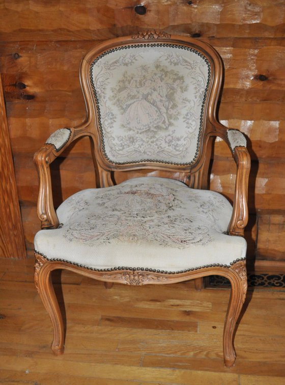 Louis XV Style French Side Chair