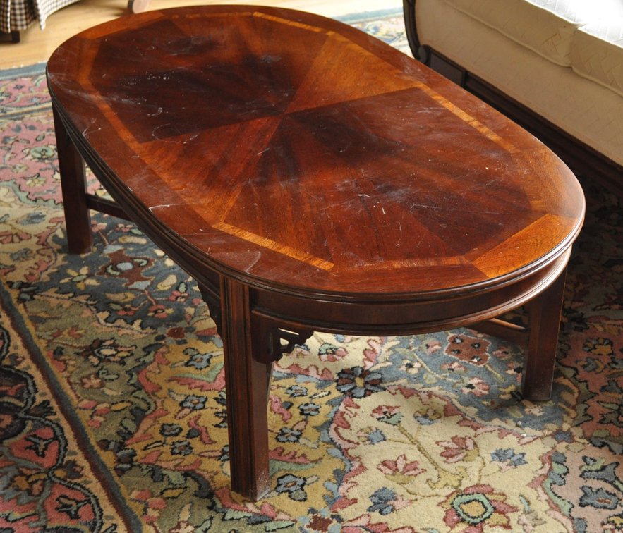Mahogany Chippendale Style Coffee Table