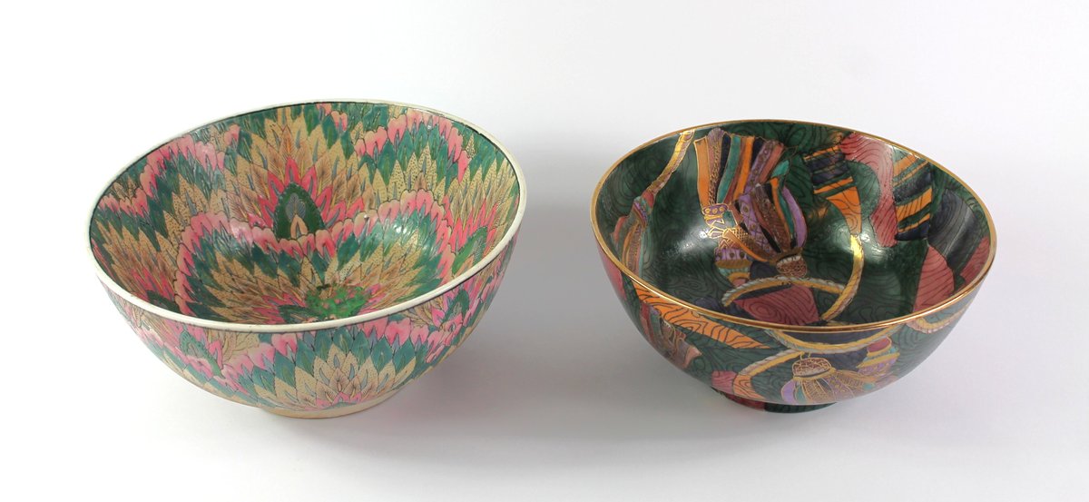 Two Decorative Display Bowls