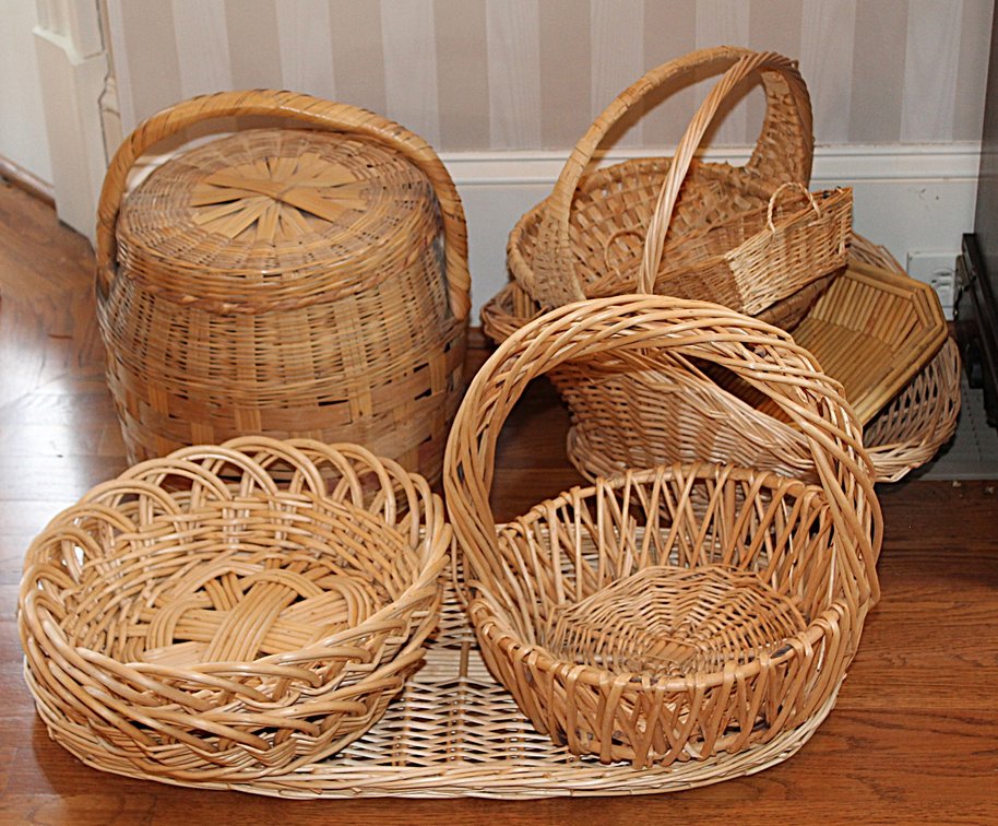 Assortment of Woven Baskets