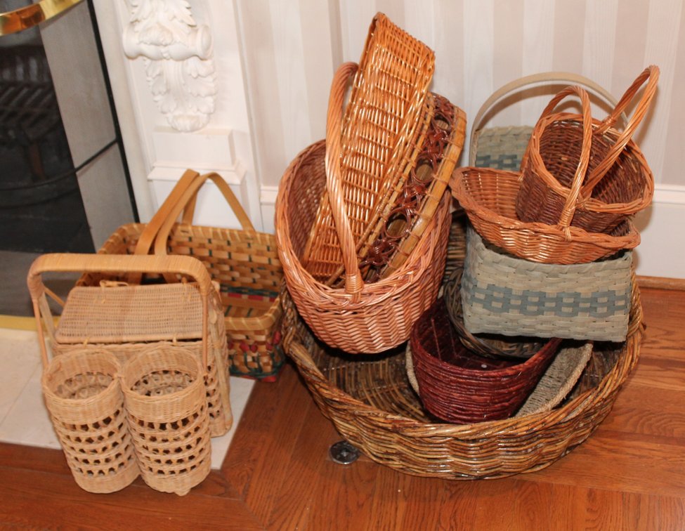 Assortment of Woven Baskets