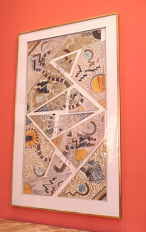 Mixed Media Titled "Angles" by George Caso