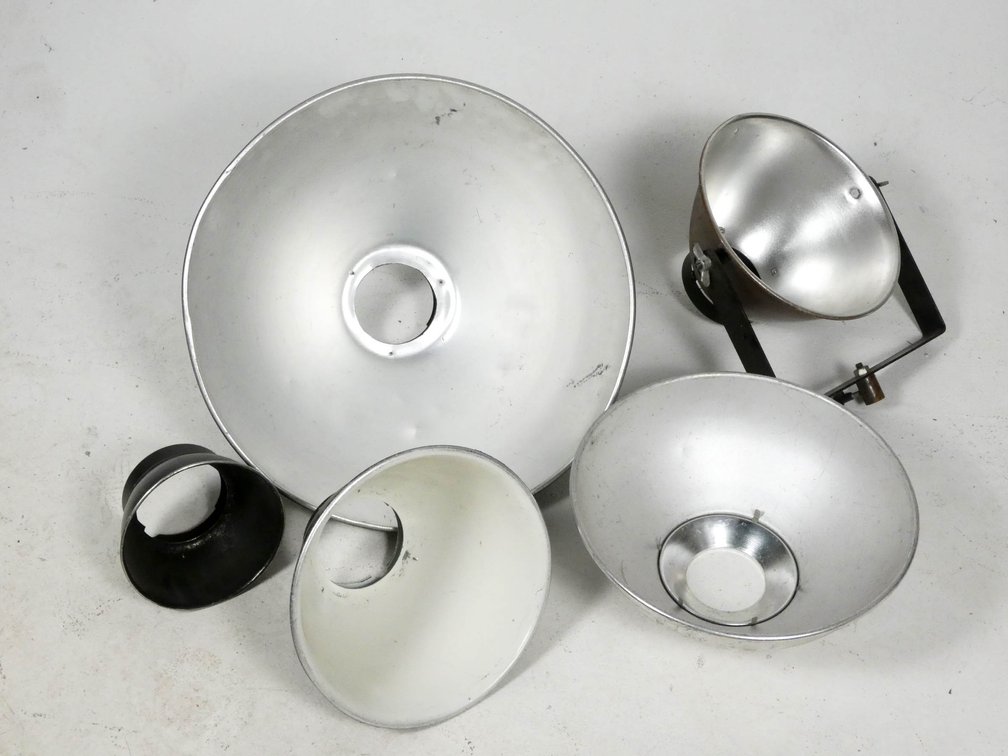 Five Reflectors in Various Sizes