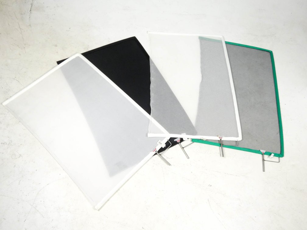 Four Matthews 24"x36" Open End Scrims