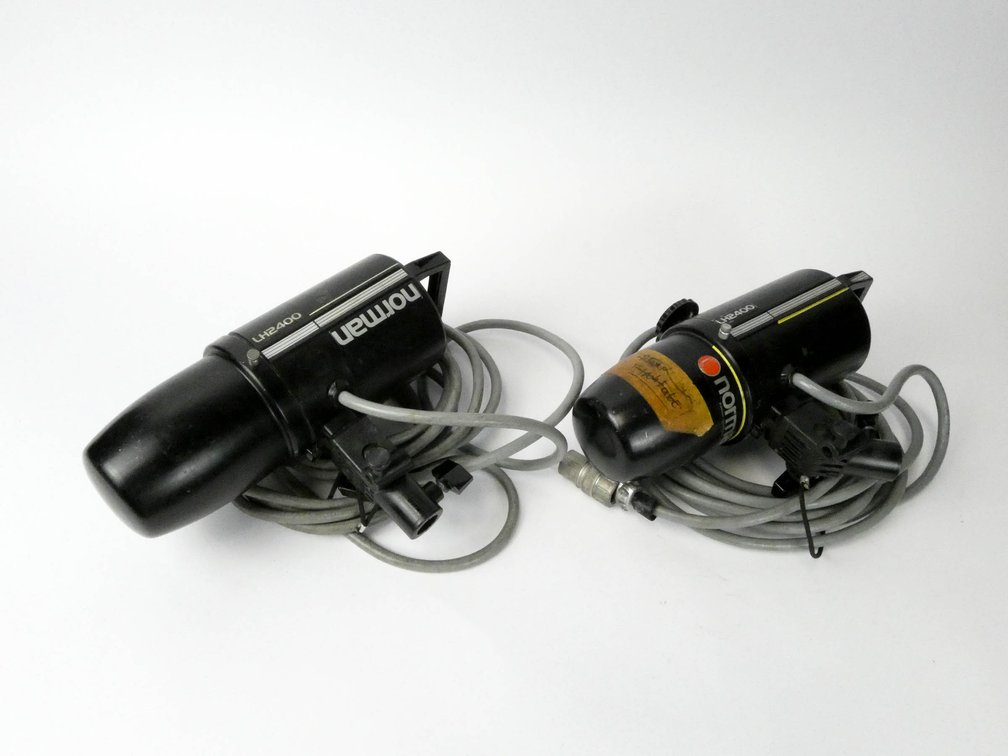 Two Norman LH2400 Lampheads
