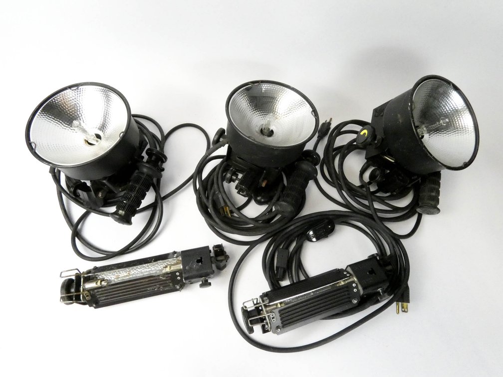 Five Lowel Tungsten Lights