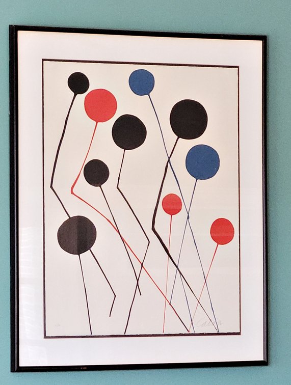 Original Lithograph Titled "Balloons" by Alexander Calder