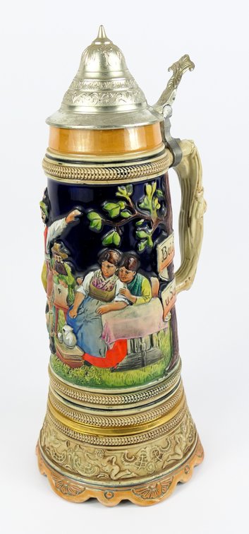 Tall German Musical Stein