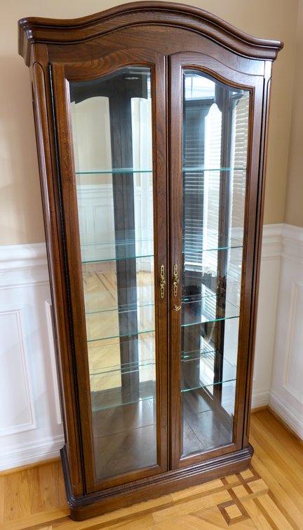 Lighted Curio Cabinet by Jasper Cabinet