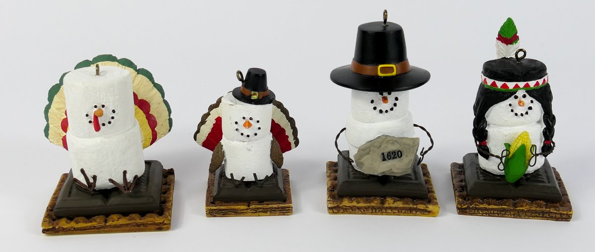Four Smores Thanksgiving Ornaments