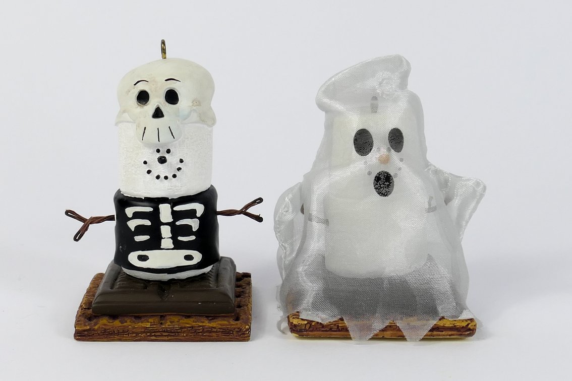 Two Smores Halloween Ornaments