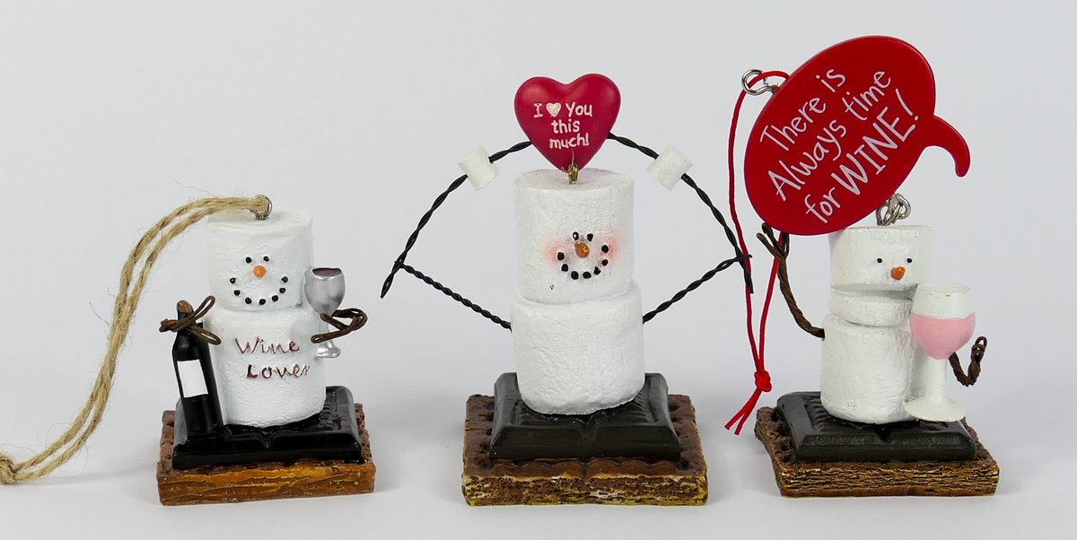 Three Smores Ornaments