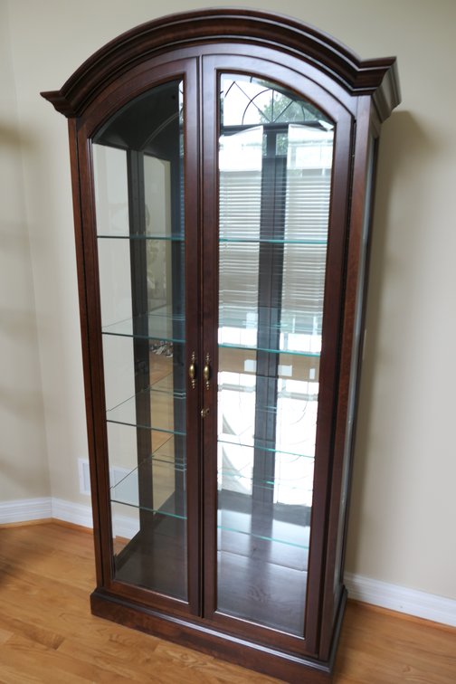 Lighted Curio Cabinet by Jasper Cabinet