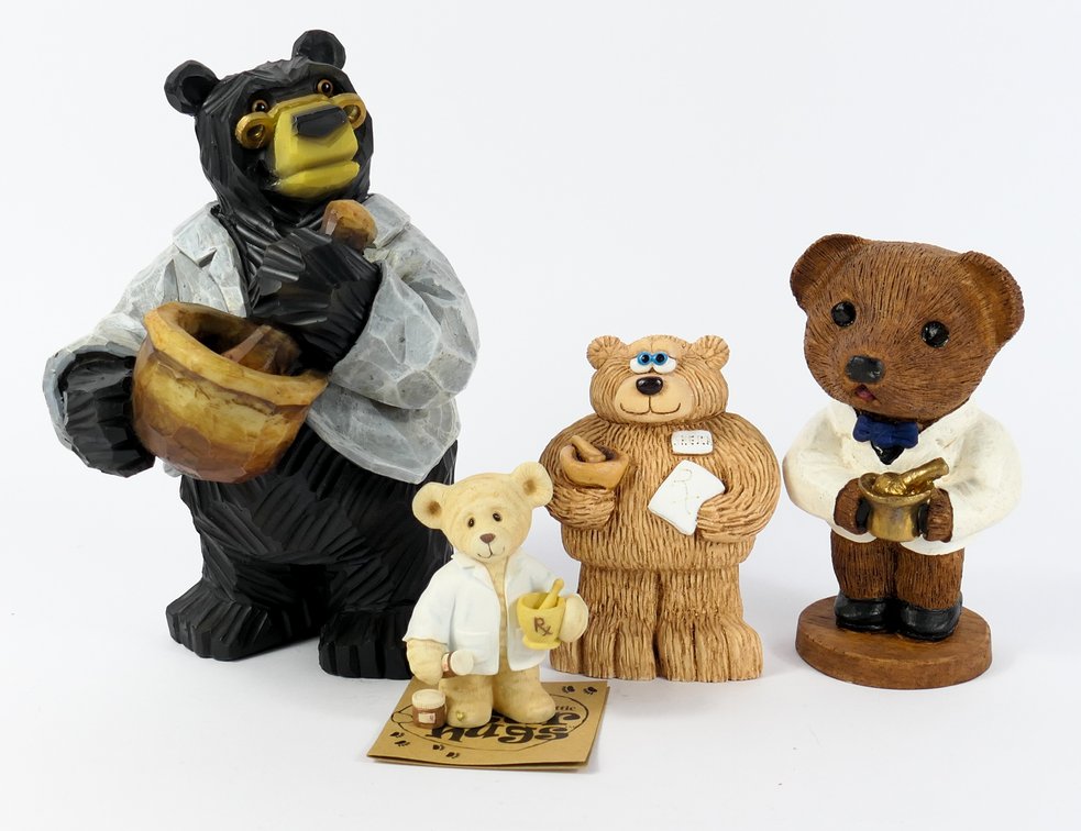 Bear Pharmacist Figurines