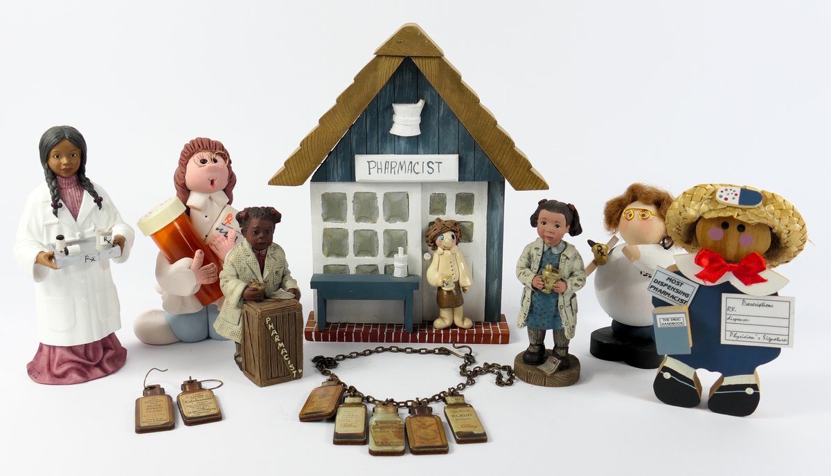 Female Pharmacist Figurines