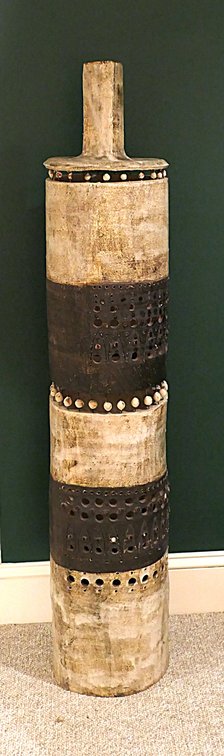 Large Ceramic Totem Floor Lamp Sculpture attributed to George Pelletier