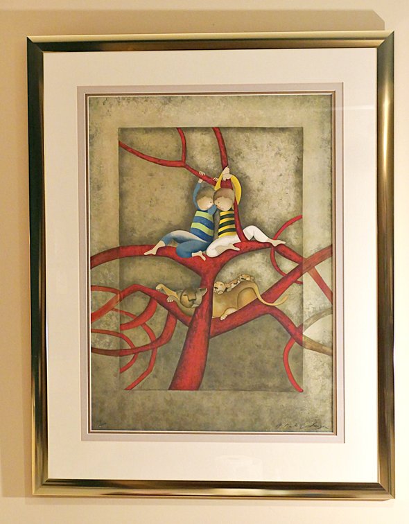 A Puma for Josquin & Mathieu Lithograph by Graciela Rodo Boulanger