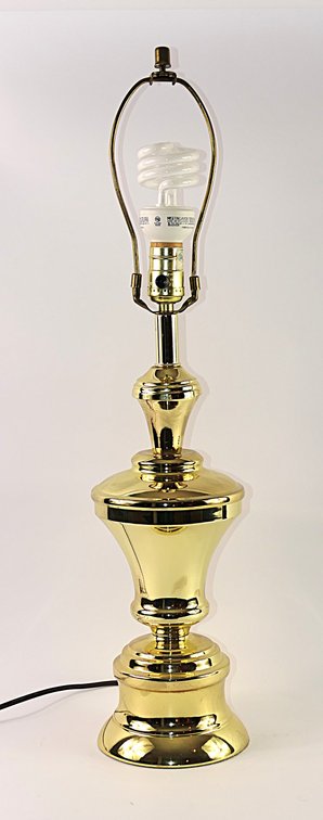Brass-Tone Table Lamp