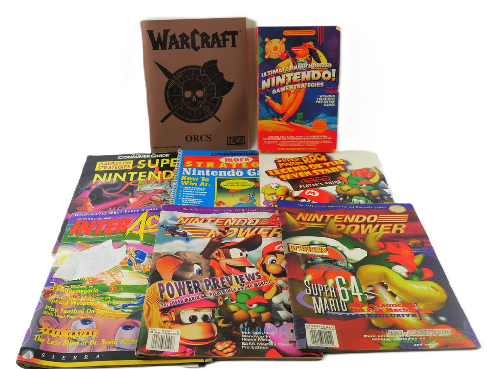 Assorted Gaming Magazines and Booklets