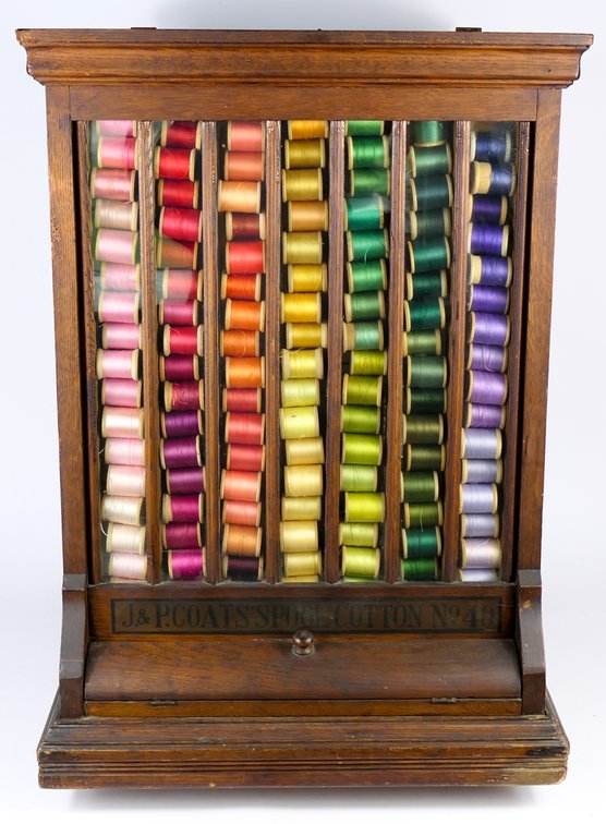 J and P Coats Large Spool Cabinet