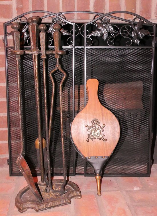 Fireplace Screen and Accessories
