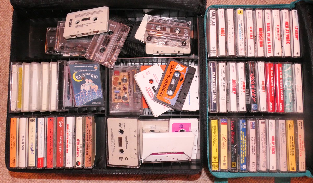 Selection of Cassette Tapes and Carriers