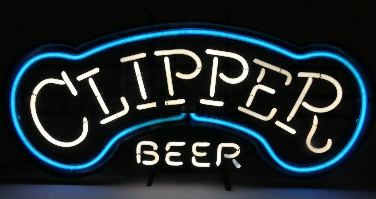 Clipper Beer Neon Lighted Sign
