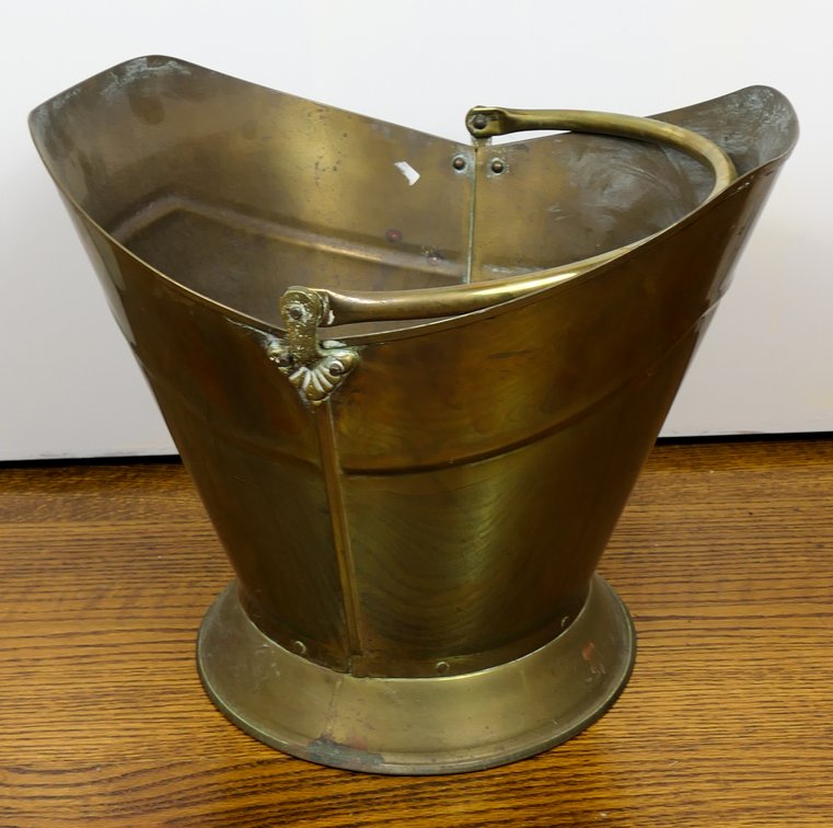 Solid Brass Coal Scuttle