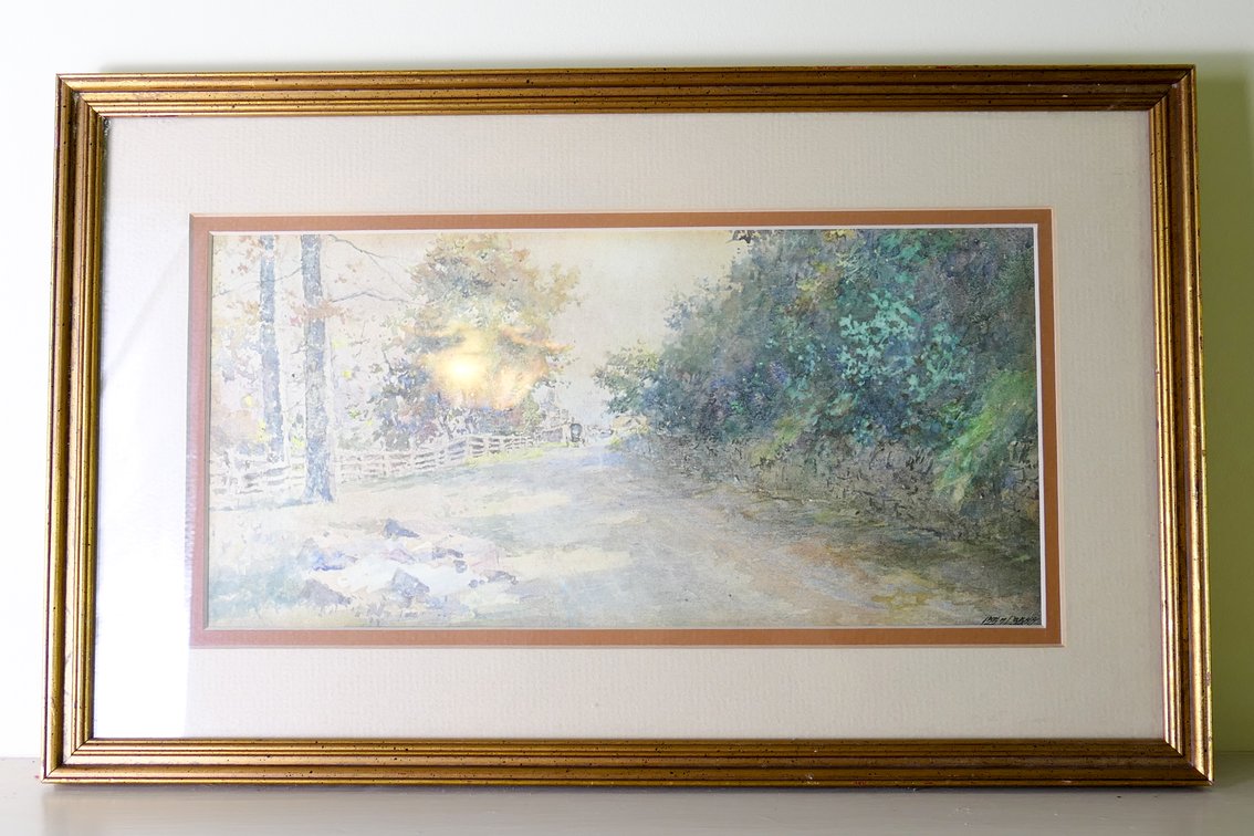 Paul Sawyier Secluded Byway Framed Print