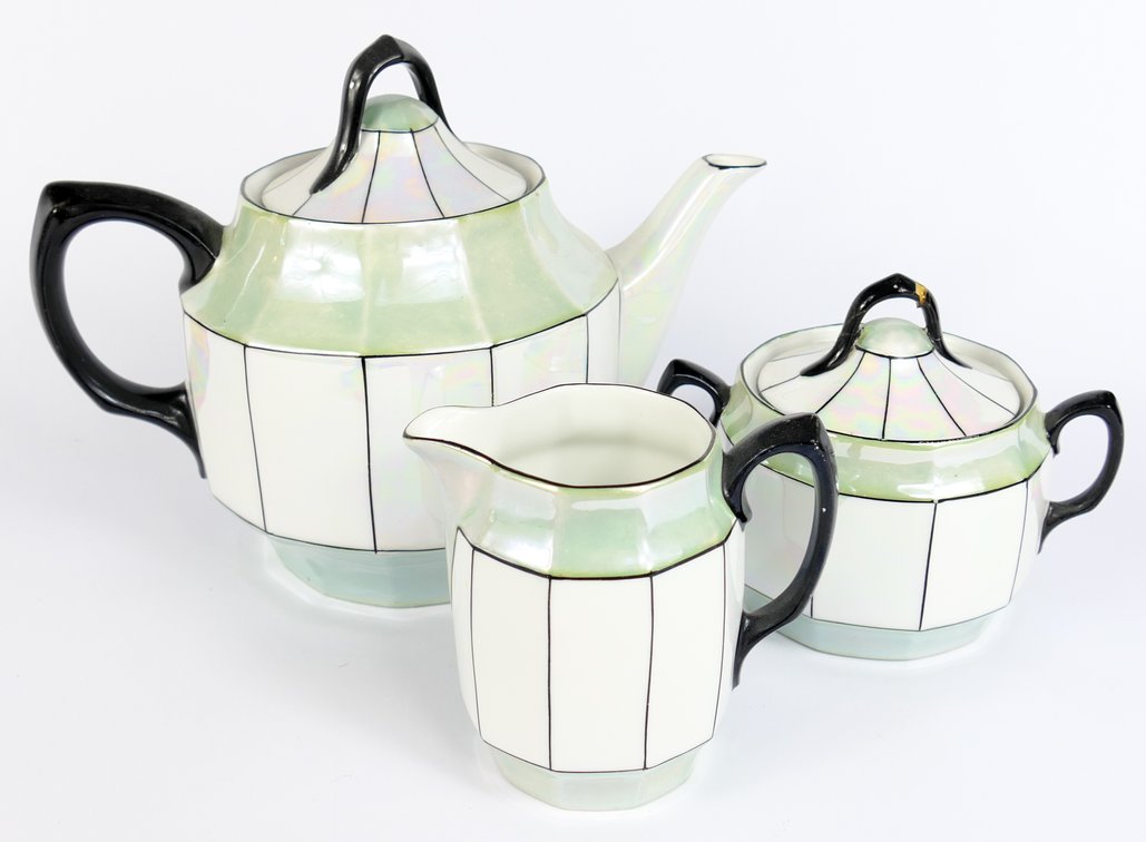 Art Deco Lusterware Tea Set Made in Germany