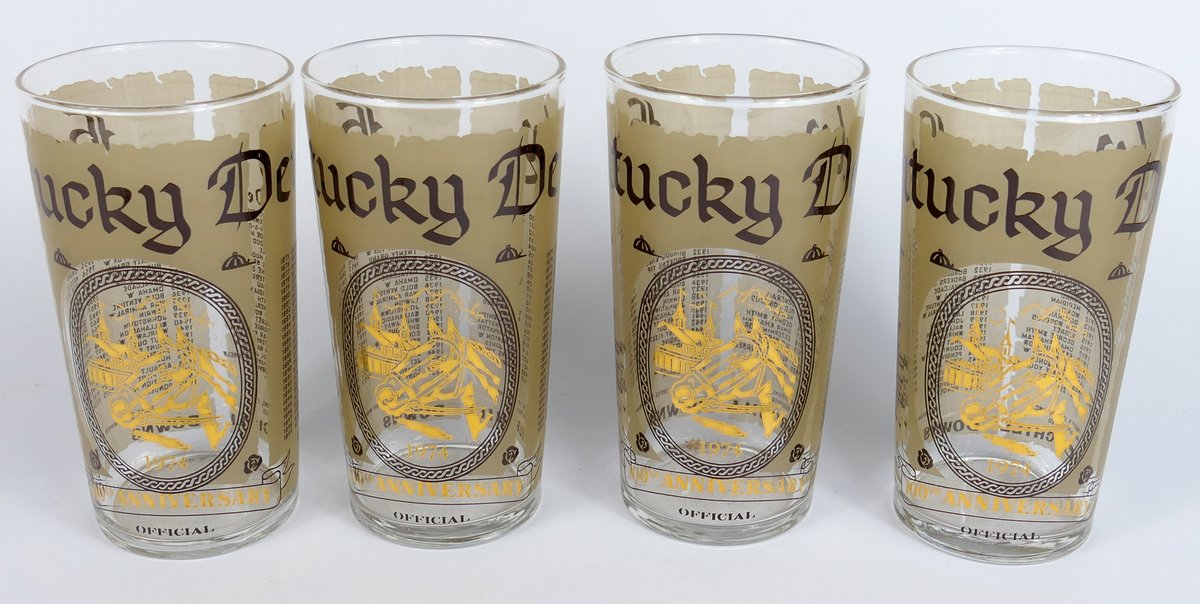 !974 100th Anniversary Kentucky Derby Glasses
