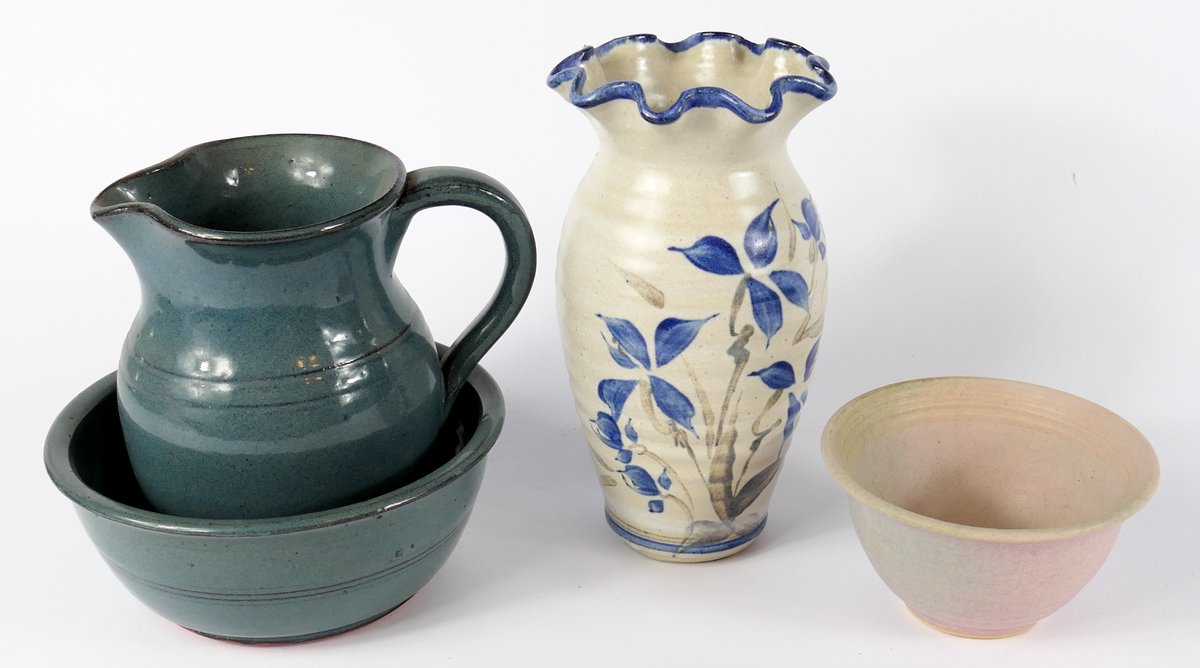 Four Pieces of Art Pottery