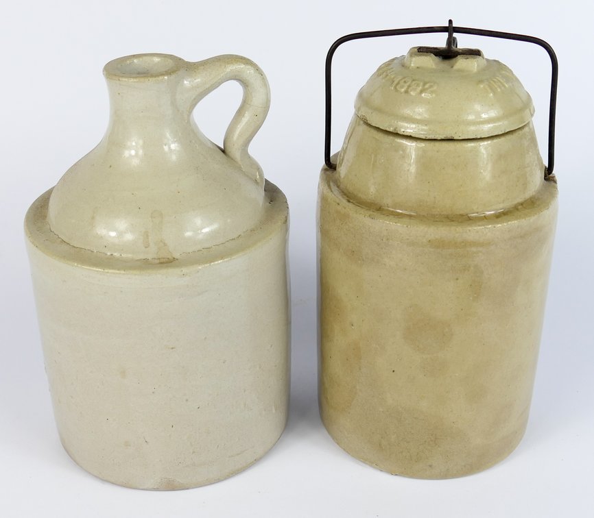 Stoneware Crock and Jug
