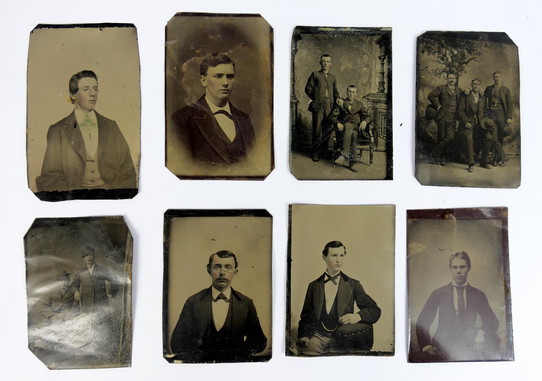 Tin Type Photos of Men